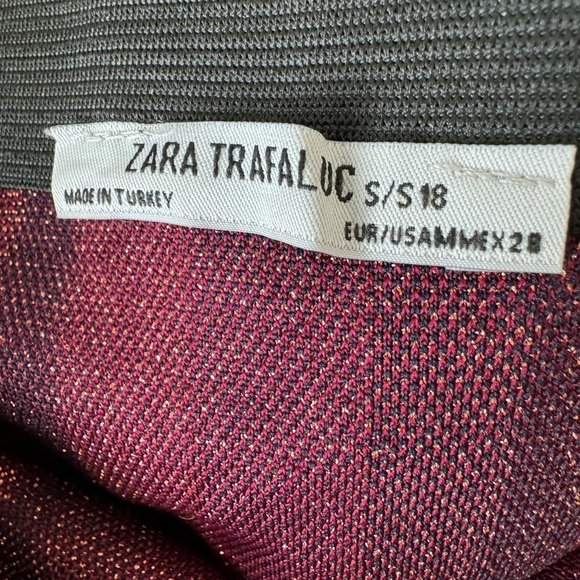 Zara Multi Colored Striped Pencil Skirt - Picture 2 of 3